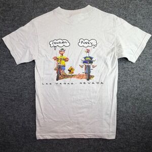 Vintage The Duck Company T-Shirt Mens S Fun Humor 2004 Las Vegas Graphic Tee